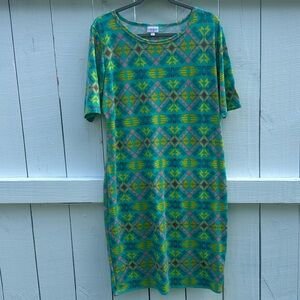 LuLaRoe Julia Dress. Brand new, without tags. Never worn!